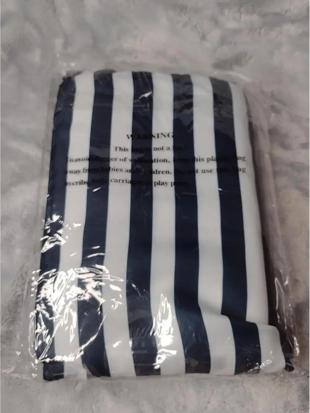 NWT Bang & Carsen Navy/White/Beach Towel Size XL